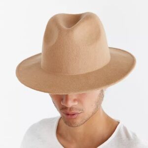Rosin (sold out at Urban Outfitters) Wool Felt Fedora size L/XL tan unisex retro